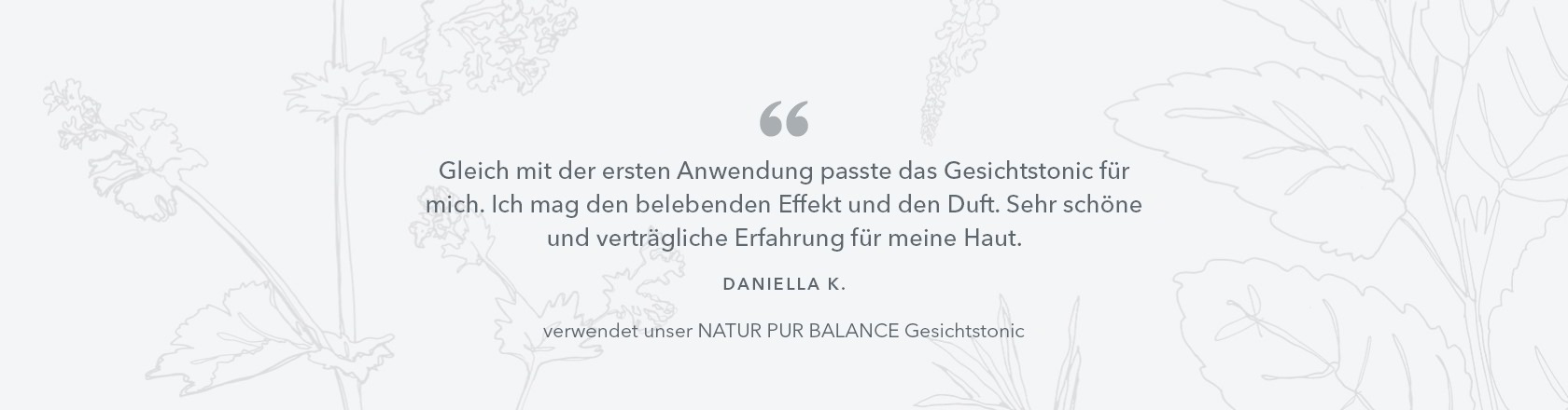 NATUR PUR BALANCE Gesichtstonic: Gleich mit der ersten Anwendung passte das Gesichtstonic für mich. Ich mag den belebenden Effekt und den Duft. Sehr schöne und verträgliche Erfahrung für meine Haut.
