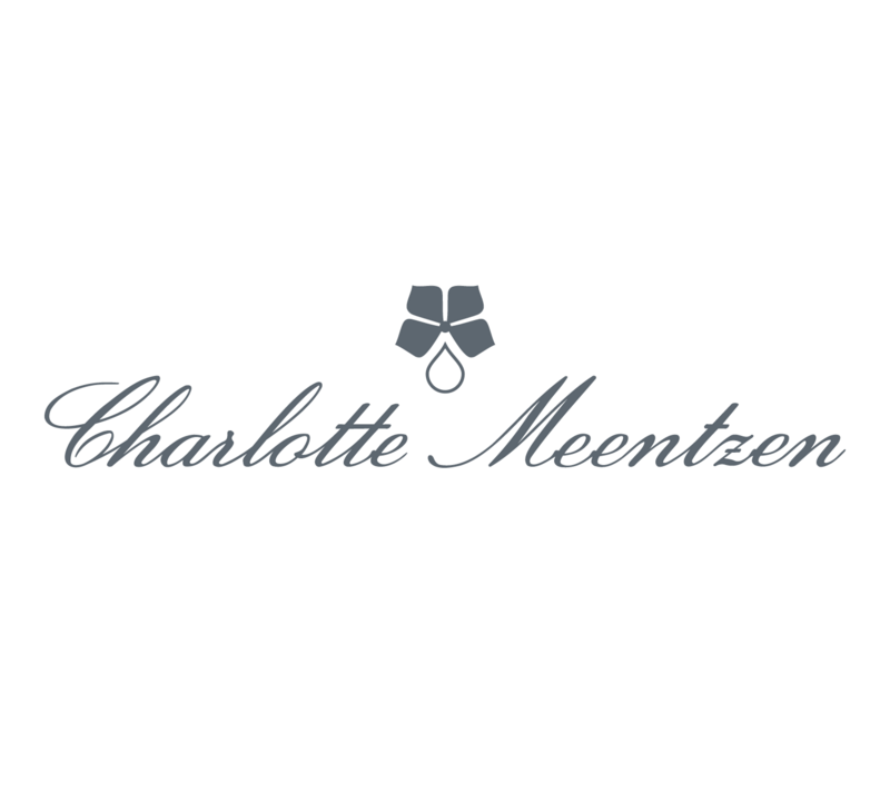 Charlotte Meentzen Logo, Schriftzug mit Kleeblatt